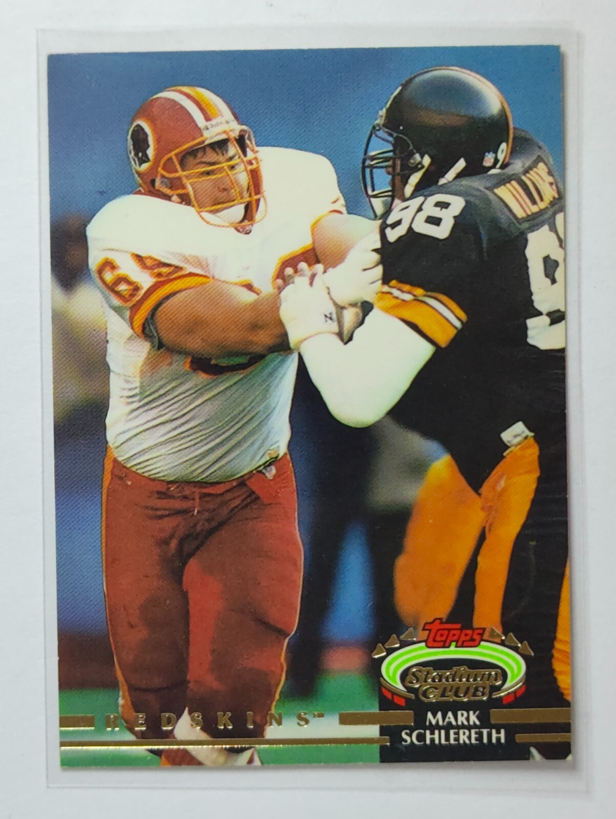 1991 Topps Stadium Club #28 Mark Schlereth