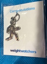 Weight Watchers Achievement Award WW Silver-tone Walk/Run Goal Charm