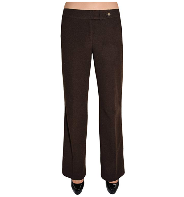 Calvin Klein Women's Brown Dress Pants Size 4 Inseam 33" Tall Lined