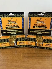 Tiger Balm Ultra Strength Pain Relieving Ointment Sports Rub 2PACKS 0.35 oz ea