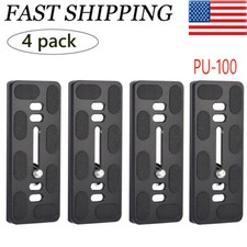 4pcs 100MM Lens Plate Quick Release for Arca Swiss Compat for Canon Nikon Lens