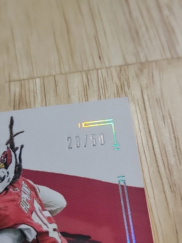 2021 Panini Impeccable DEANDRE HOPKINS Silver /50 #2 Cardinals Chiefs SP - Image 3 of 4