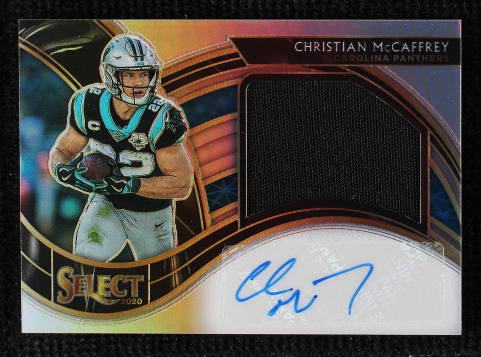 2020 Panini Select Christian McCaffrey #JUS-CMC - 1 of 2