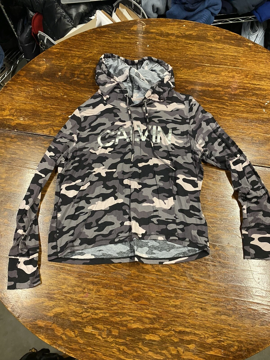 Calvin Klein Performance Womens Wick camo Capri leggings hoodie