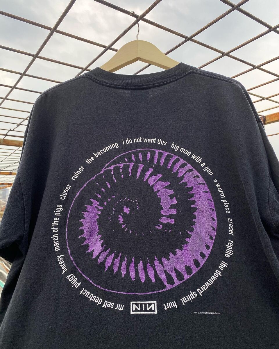 NIN - The Downward Spiral Tour Tee, 90s Vintage Graphic T NIN - The Downward Spiral Tour Tee, 90s Vintage Graphic T