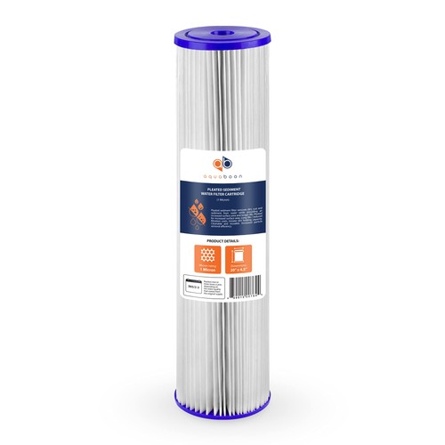 1 Mikron Ganzes Haus Plissee Sediment Wasserfilter Kartusche 20x4,5 Gut Filt... - Bild 8 von 8