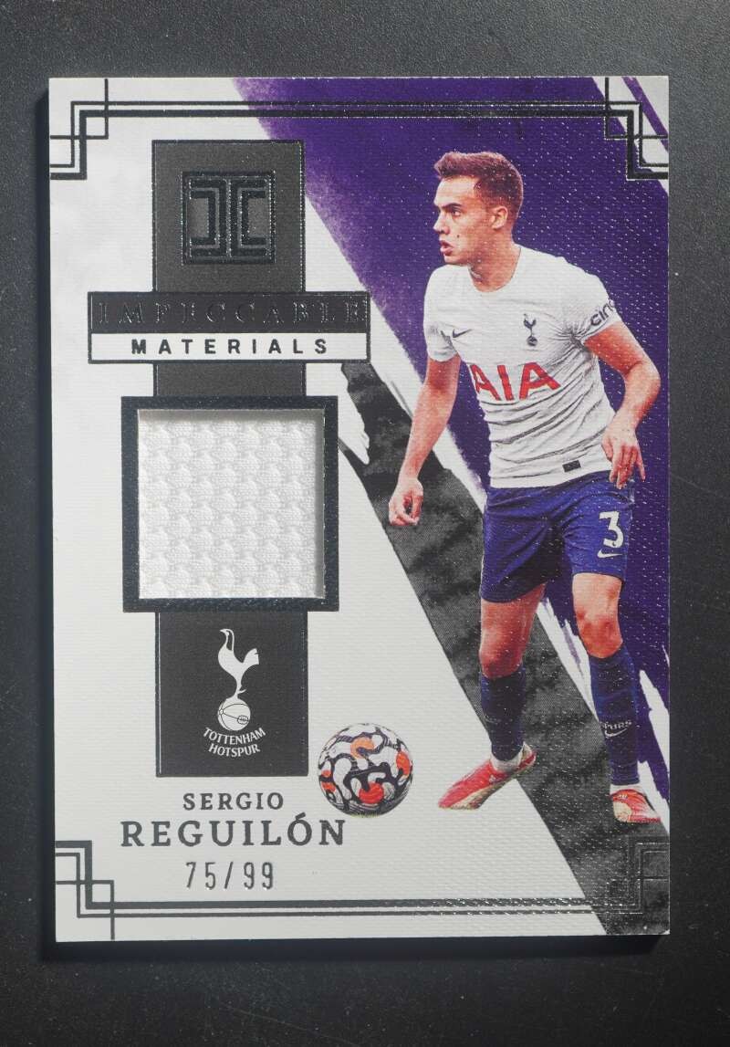 2021-22 Panini Impeccable Premier League Sergio Reguilon Jersey /99 DV2087