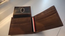 Tommy Hilfiger Mens Brown Bifold Wallet Credi...