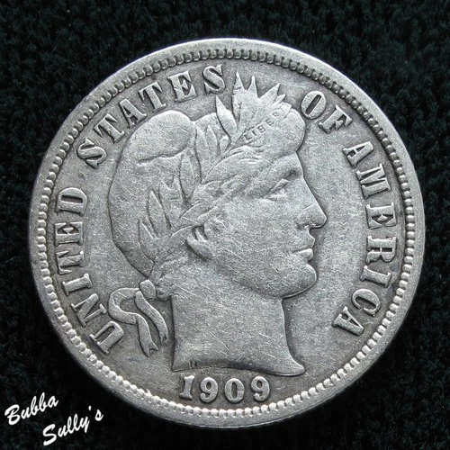 1909-O Barber Dime — photo from another recent sale