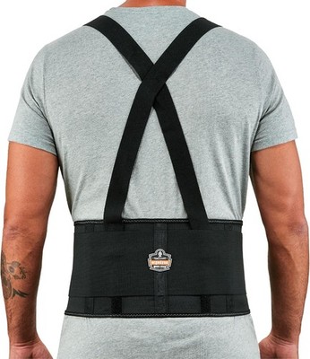 Ergodyne ProFlex 1650 Back Support Belt, 7.5'' Elastic, Adjustable, Removeable