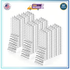 30pc Truss Plates 2x4 Inch Galvanized Steel Pronged Wood Mending Repair Brackets