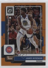 2022-23 Panini Donruss Optic Orange Prizm 109/199 James Wiseman #80 14mf