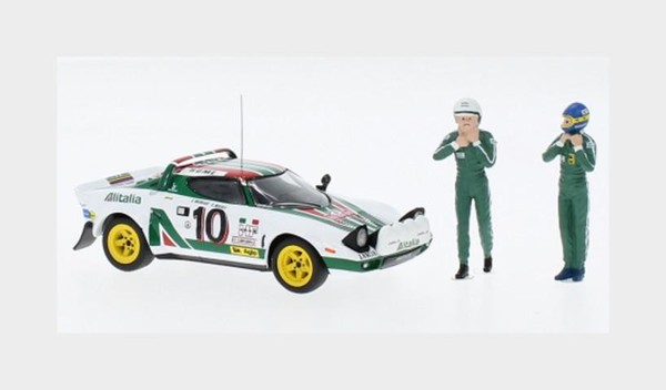 1:43 Ixo Lancia Stratos Hf #10 Winner Rally Montecarlo 1976 Munari SPRM001-76 Mo-image