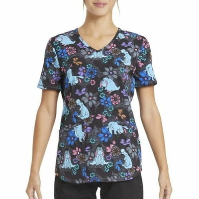 Scrub Star Women s Heather Fields Top size XL