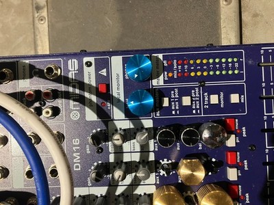 Midas DM16 16 Input Analog Live and Studio Mixer with Microphone