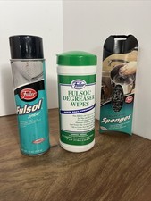 Fuller Fulsol Spray W/ Degreaser Wipes And Stainless Steel Sponges NOS