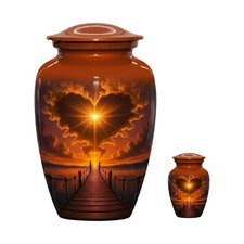 Eternal Heart Cremation Urns for Human ashes Personalised Memorial Urn for Loved