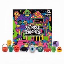 Squish-O-Ween Funky Frights Halloween Door Advent Calendar 13 Toy Items