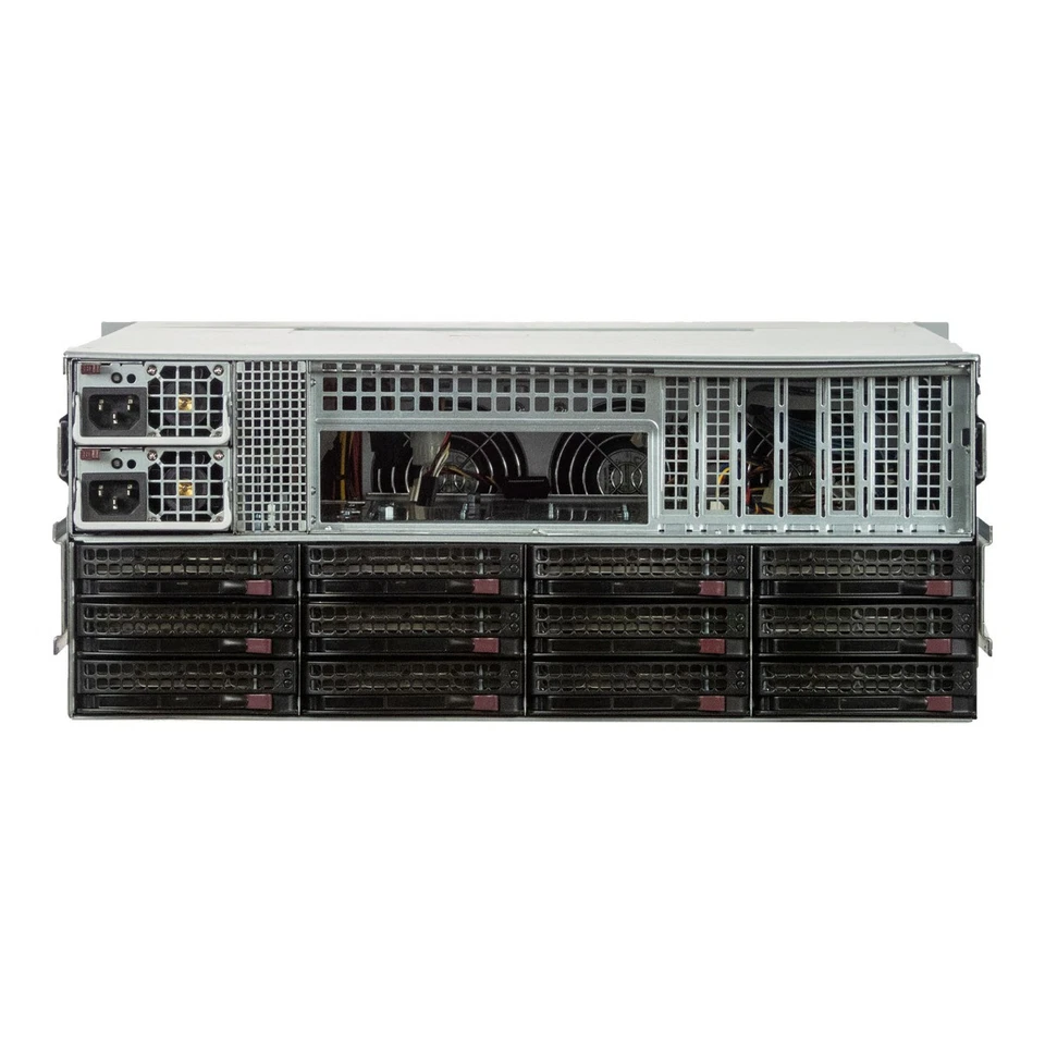 SUPERMICRO CSE-847 CHÂSSIS 4U SAS-3 + 2x PWS-1K28P-SQ - Photo 2/3