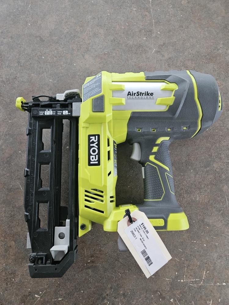 RYOBI P325 AIRSTRIKE 18V Cordless Brad Nailer Kit 26853-1