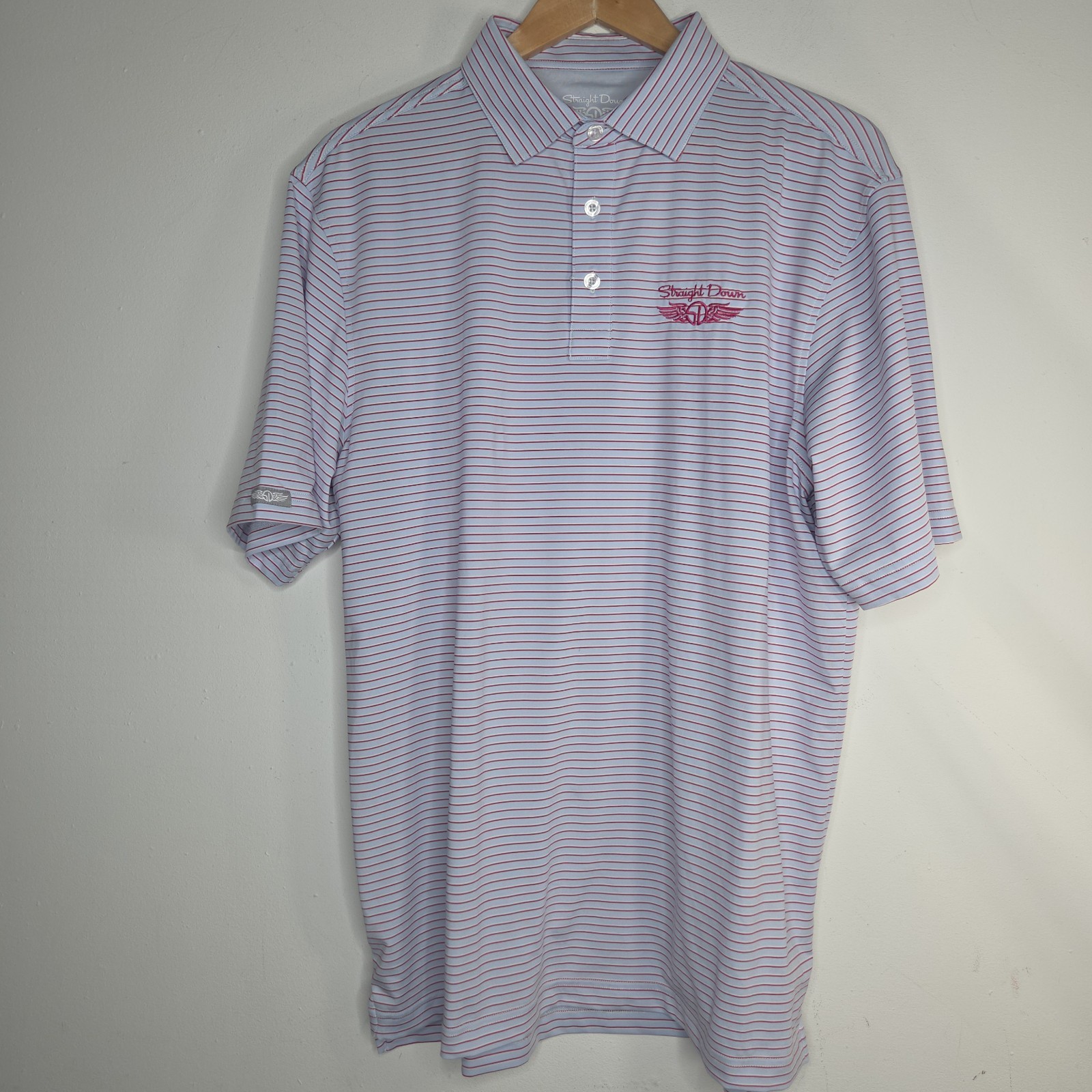 Straight Down Stripped Performance  GOLF POLO shi… - image 1