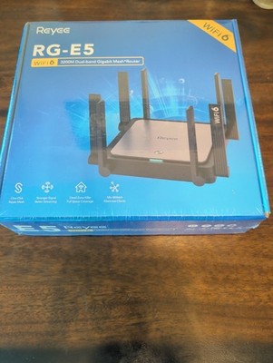Reyee RG-E5 High Speed AX3200 Dual Band Wireless Gigabit Mesh Wi-Fi 6 Router
