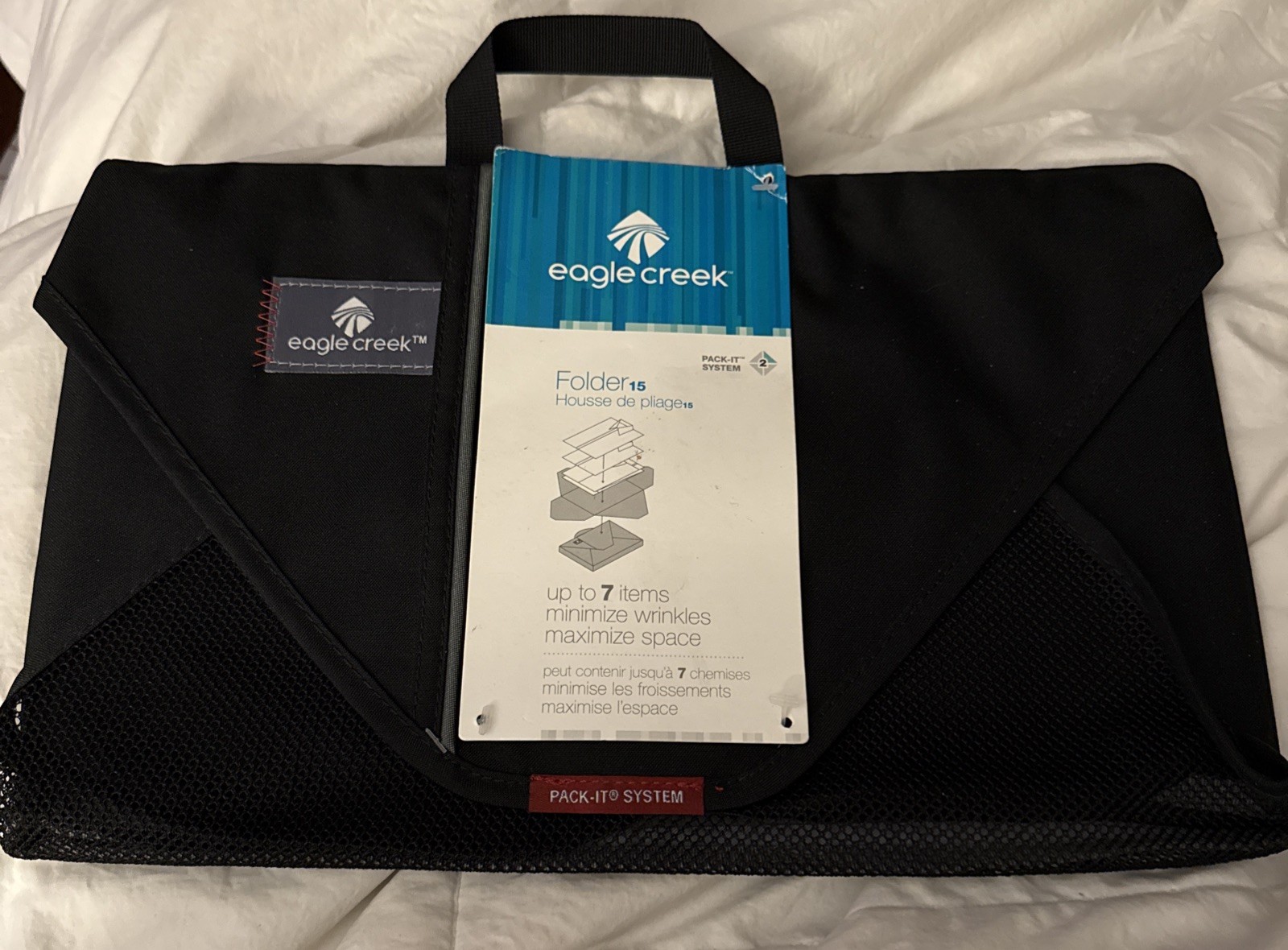 NWT Eagle Creek Travel Gear Pack-It System Folder 15 Black C