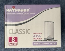8-pack Refills Diaper Dekor Hathaway Classic Size Pails