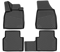 GummifußMatten FüR Audi Q4 E-Tron Ab 2021- 3D Passform Hoher Rand Gummimatten
