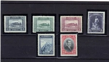 TURKEY 1929 Mi# 885-890  MLH *