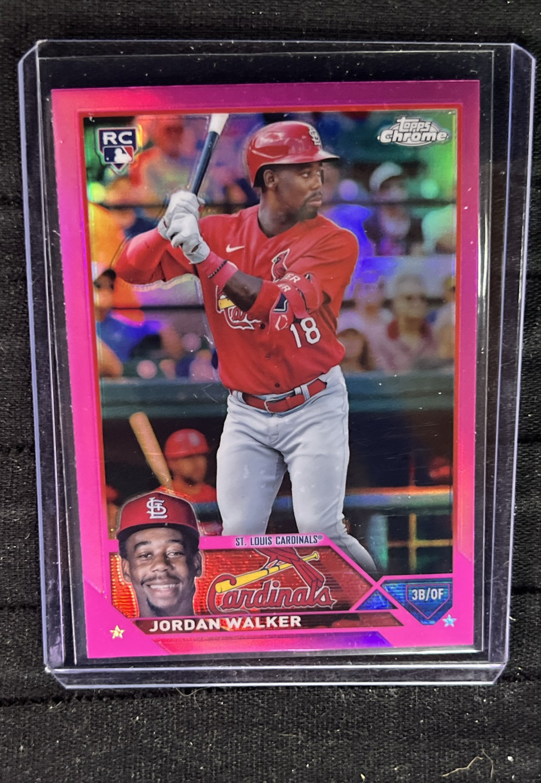 2023 Topps Chrome - Jordan Walker #209 Pink Refractor (RC)