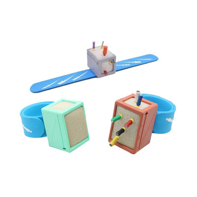 Green Dental Endo File Stand with Watch Sponge & Holder Tray Set