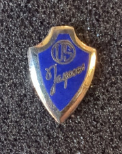 US Jaycees Membership Pin Tie-Tack Silver Royal Blue The United States Chambers
