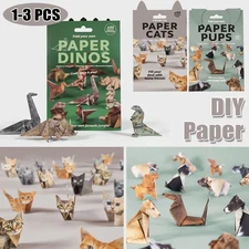 DIY Paper Cats - 50 Sheets DIY Origami Paper To Fold Cute Cat Figures HCE