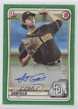 2020 Bowman Prospects Auto Green 51/99 Joey Cantillo #PA-JC Auto 0cx3