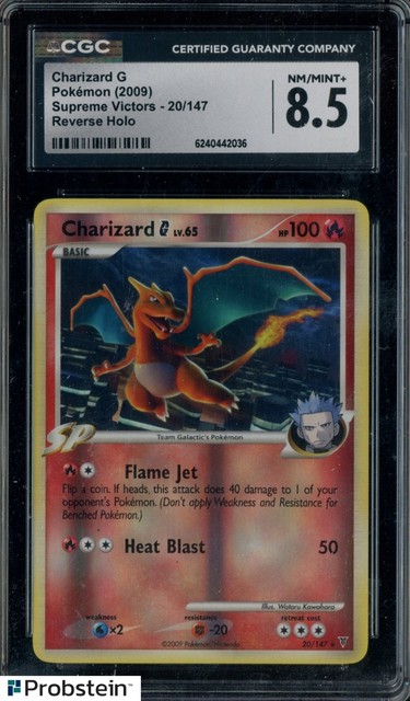 Charizard G [Reverse Holo] #20 (Supreme Victors (2009))