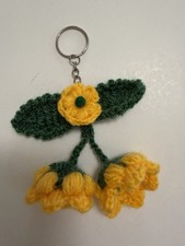 Crochet Flower Keychains -Handmade