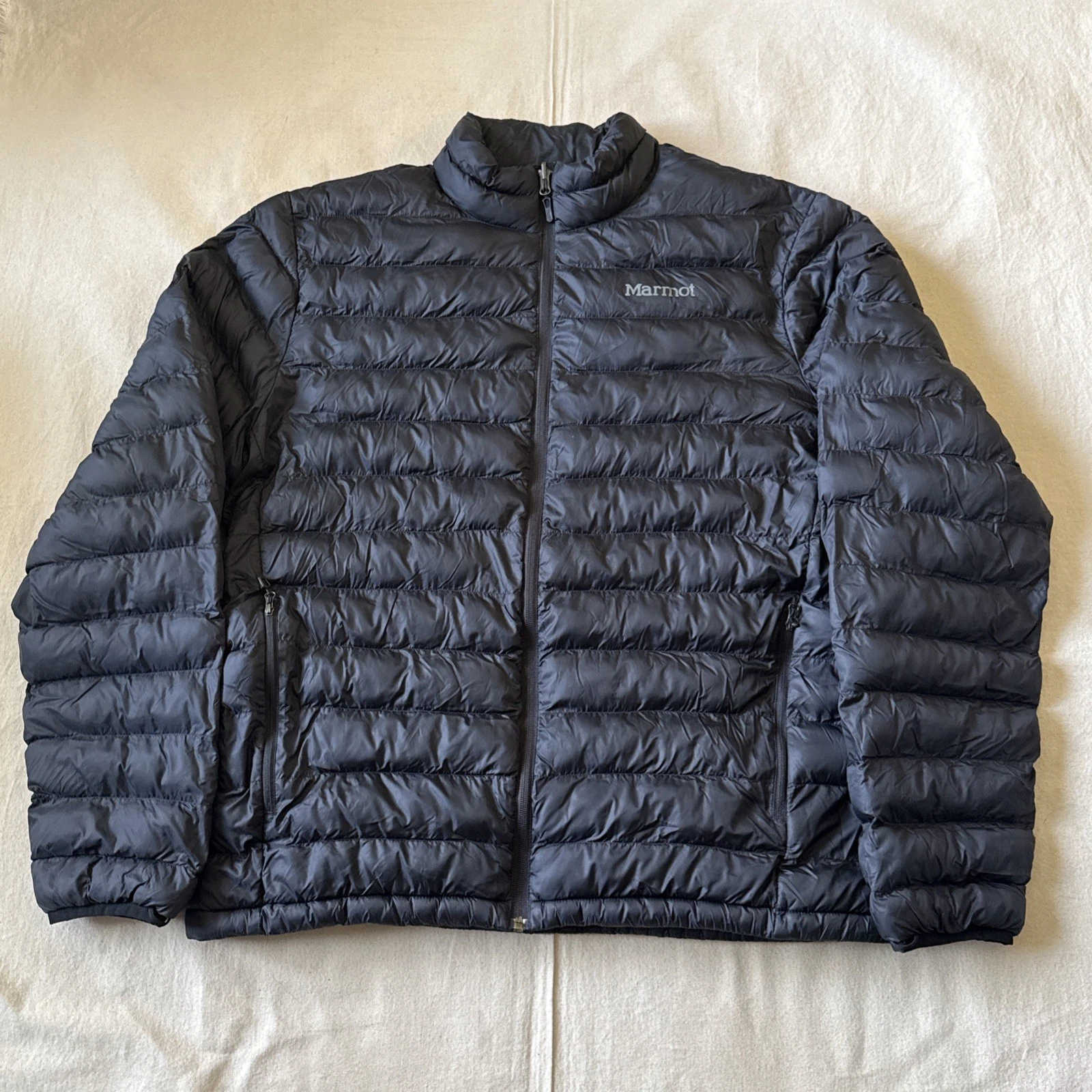 Marmot Solus Puffer Jacket Men’s Size XLT Black Lightweight Packable Coat - product detail image 1