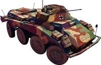 Miniart 1:35 - Sd.Kfz.234/1 Panzerspahwagen (2Cm) Late