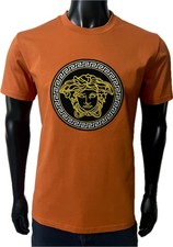 Camiseta naranja hombre Vèrsace