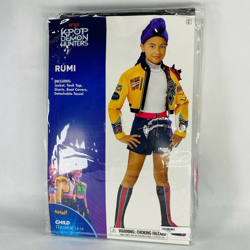 Spirit Costumes Rumi Child Size X Large (14-16) K-Pop Demon Hunters RUMI Spirit Halloween ...