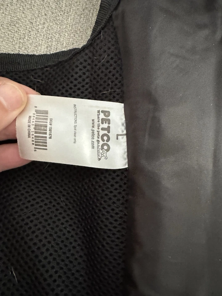 Dog Life Jacket Petco Size LARGE Green and Black 30 -37 Inches 76-94cm - Image 3 of 4