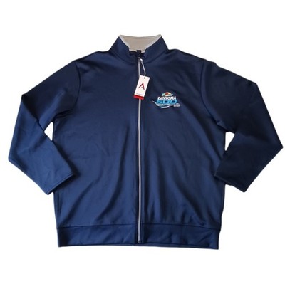 Antigua Daytona 500 Zip Up Leader Jacket Mens Large Nascar Coat Blue 2016 Size L