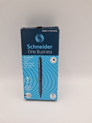 Schneider One Business 10x Tintenroller 0,6mm blau Neu (P046)