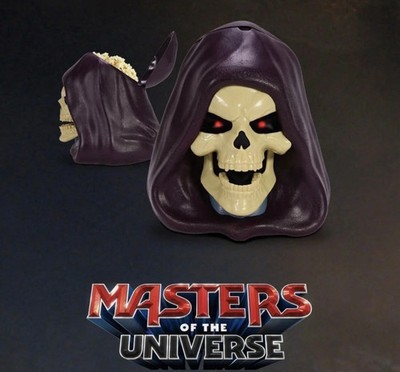 Masters of the Universe Skeletor Popcorn Head Eimer LED Limited He-Man MOTU NEU