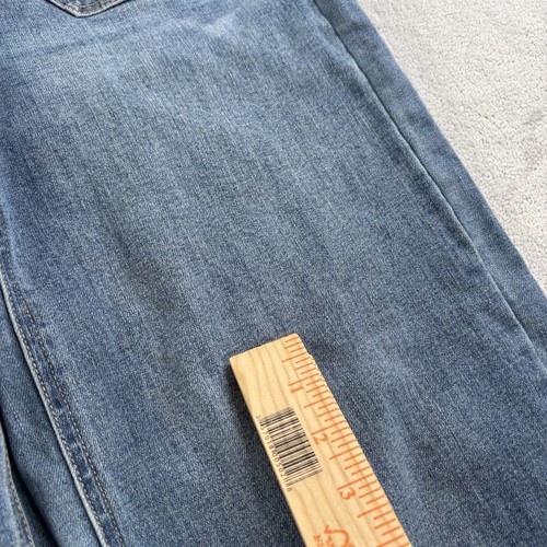 OAT New York Jeans Womens 2 26 Light Wash Denim Wide Leg High Rise Patch Pocket - Picture 4 of 14