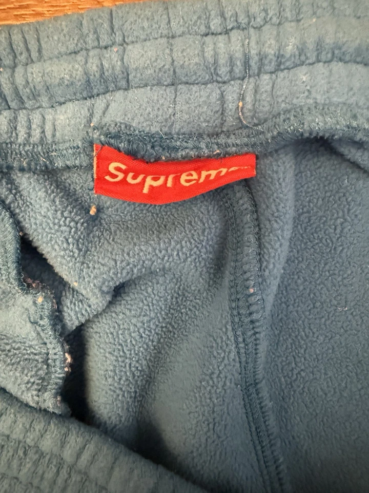 Pantalones polar vintage Supreme Polartec New York azul talla XL (FW15) Foto 4 de 4