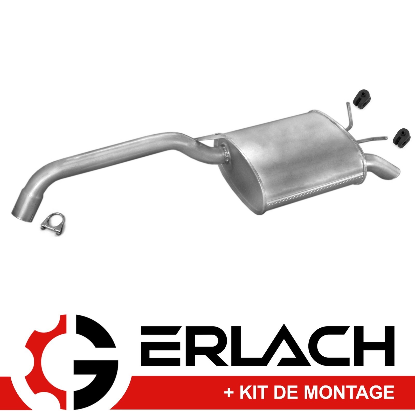Silencieux arrière pour Renault Safrane II émanation d'échappement origine moteur 2.0 16V et 2.5 20V