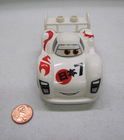 Lego Duplo Pixar Cars Shu Todoroki White Sports Car Vehicle Movie 5839 #3