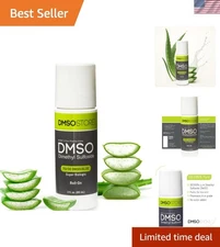 Aloe Vera Roll On 3 oz Pure DMSO Gel for Skin Pain Relief Natural Aloe